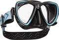 Black-Turquoise/Silver Mini Mask F5817