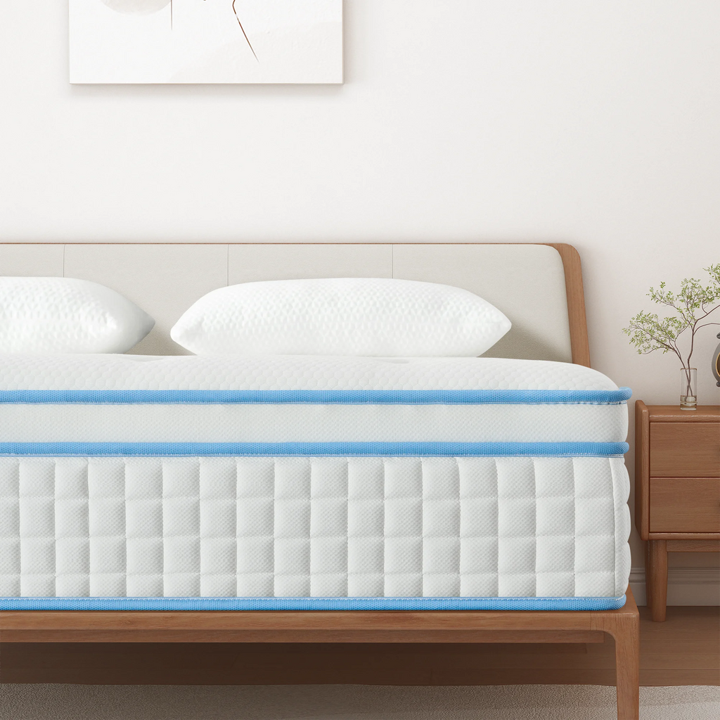 14 Inch Gel Memory Foam Innerspring Queen Mattress J488449