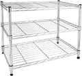 Heavy Duty 3-Shelf Steel Wire Shelving with Wheels T692
