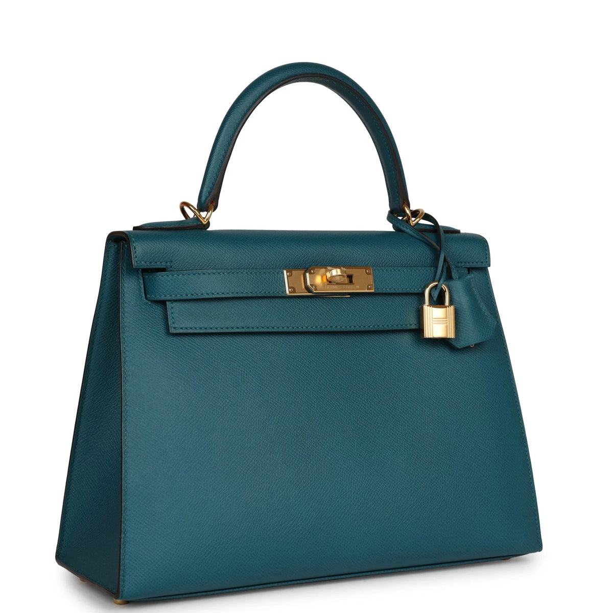Vert Bosphore Epsom Leather Handbag P572