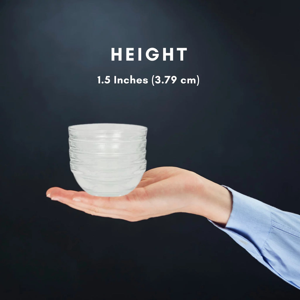 3.5" Glass Bowls, 10 Pack A228