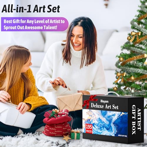 195 Pack Art Set Drawing Kit I519