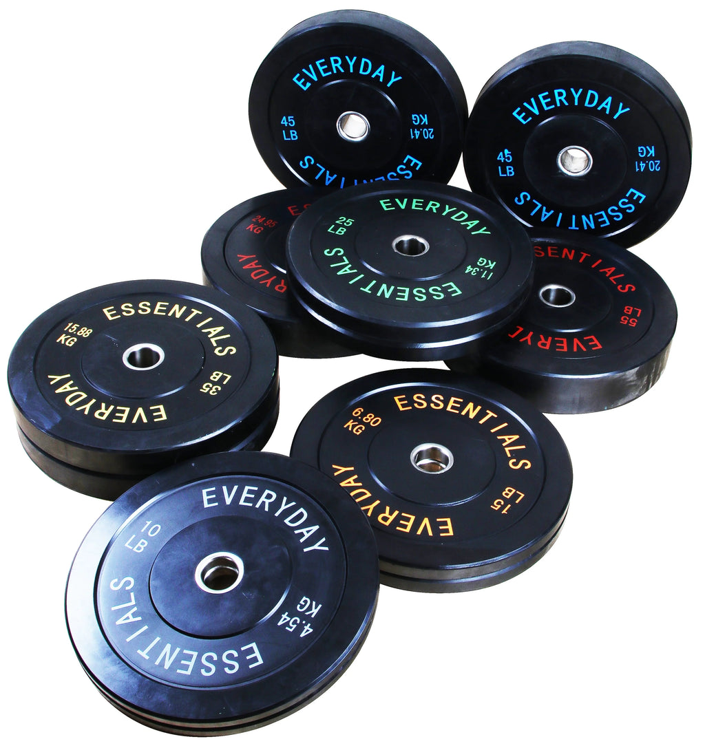 Black 10 lbs Olympic Bumper Plate with Steel Hub D15831