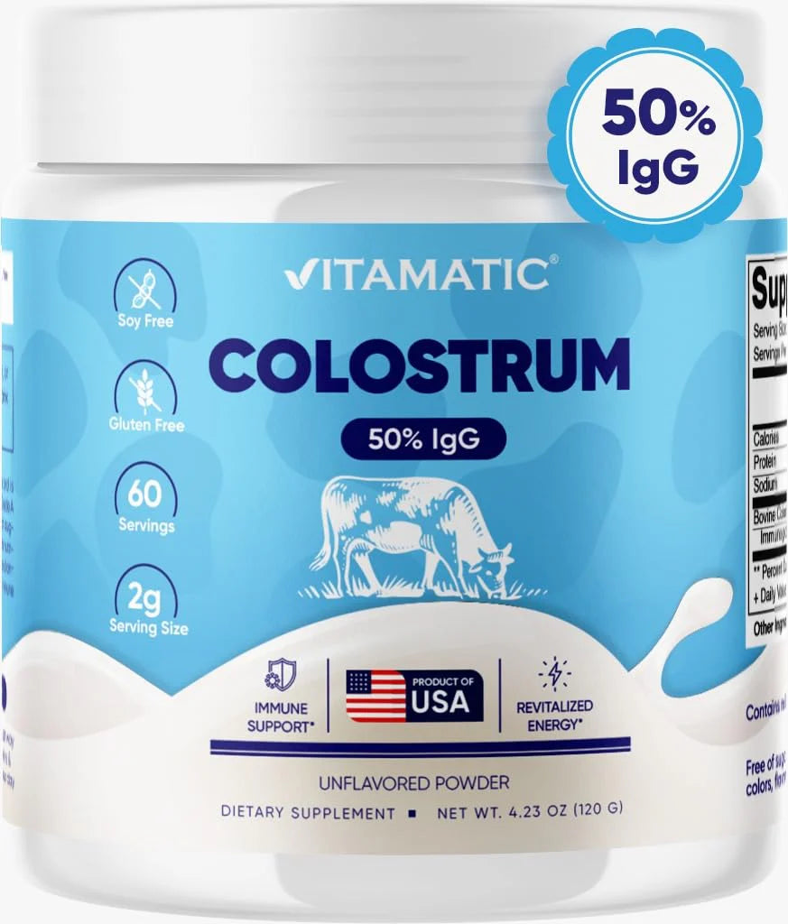 Unflavored Bovine Colostrum Powder 60 Servings Q988