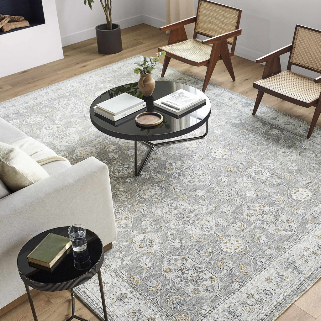 Gray Brown Area Rug A932