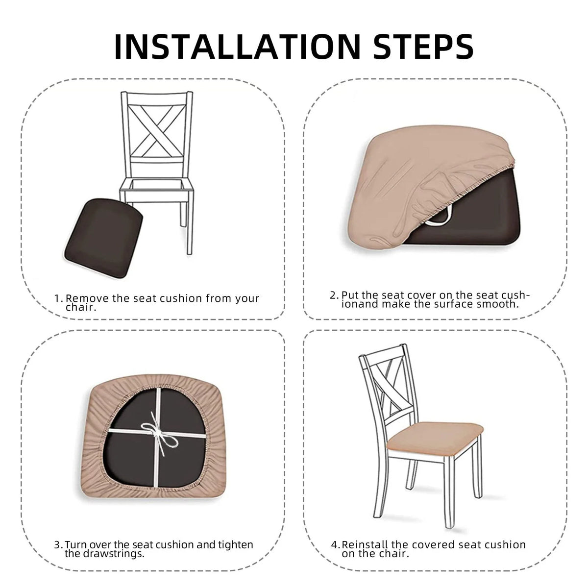 Tractor And Dumper Restaurant Chair Seat Covers O399590
