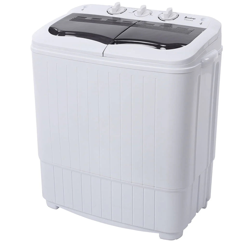 Portable Compact Semi Automatic Twin Tub Washing Machine 7.7lbs B528164