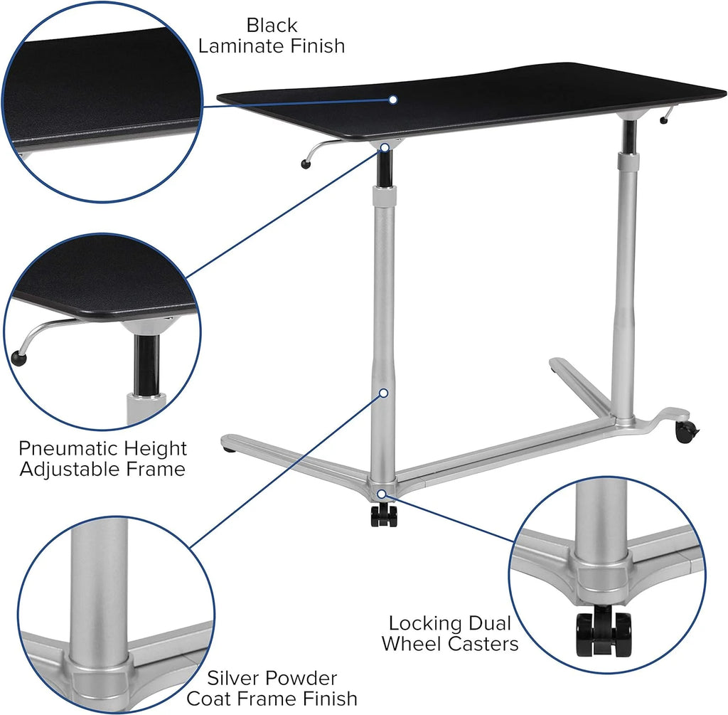 Black Ergonomic Standing Desk J56519
