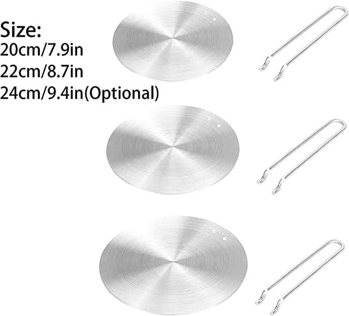 Induction Converter Heat Diffuser Stainless Steel Plate 24cm P82425