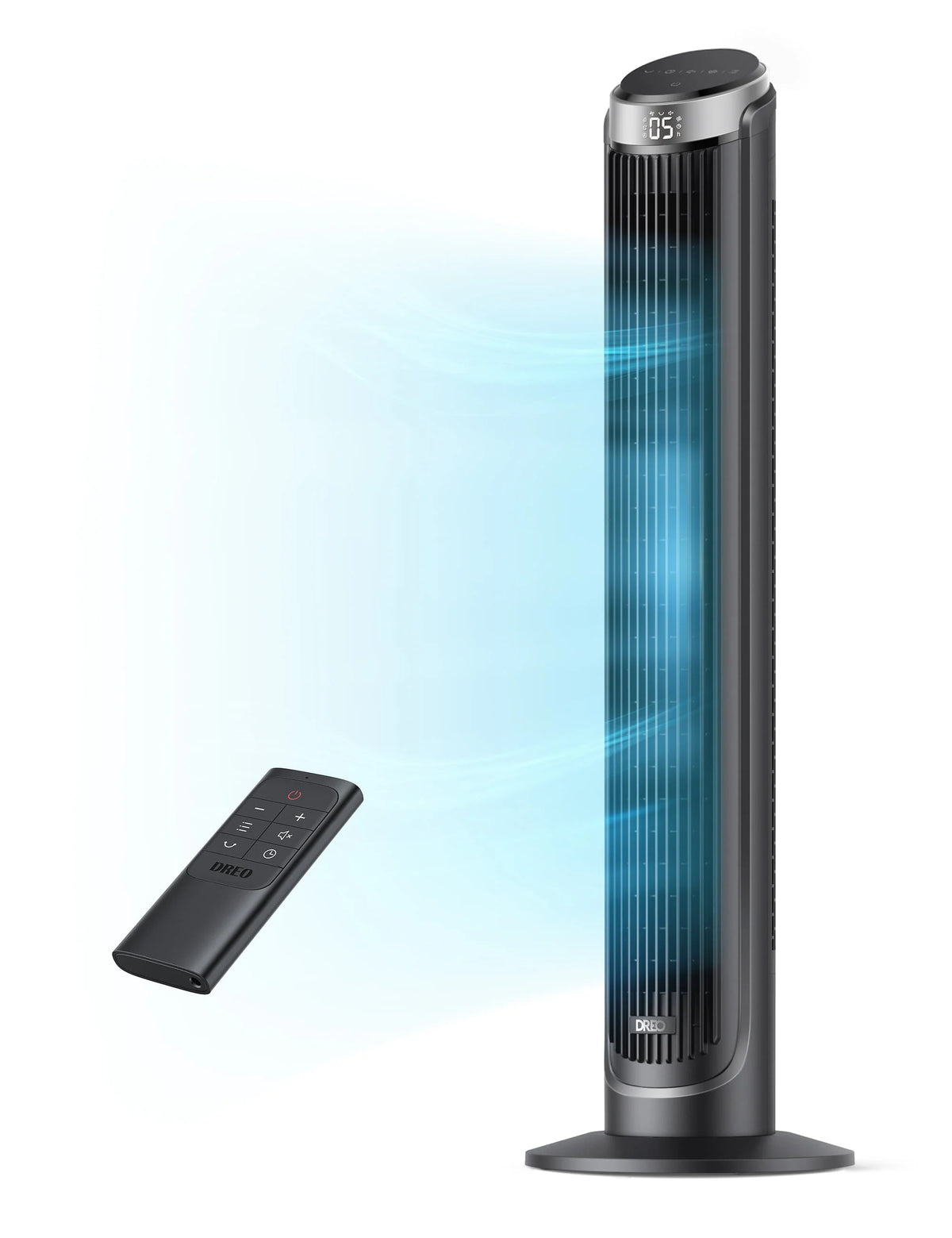 90° Oscillating Tower Fan with Remote, 4 Modes, 12H Timer, 40 Inch P8190