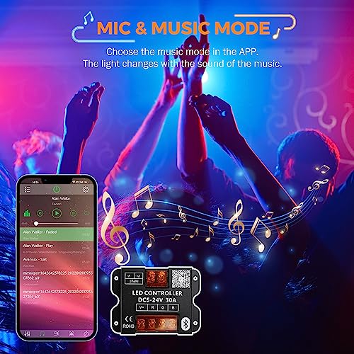 100Ft RGB LED Strip Lights Kit K8290