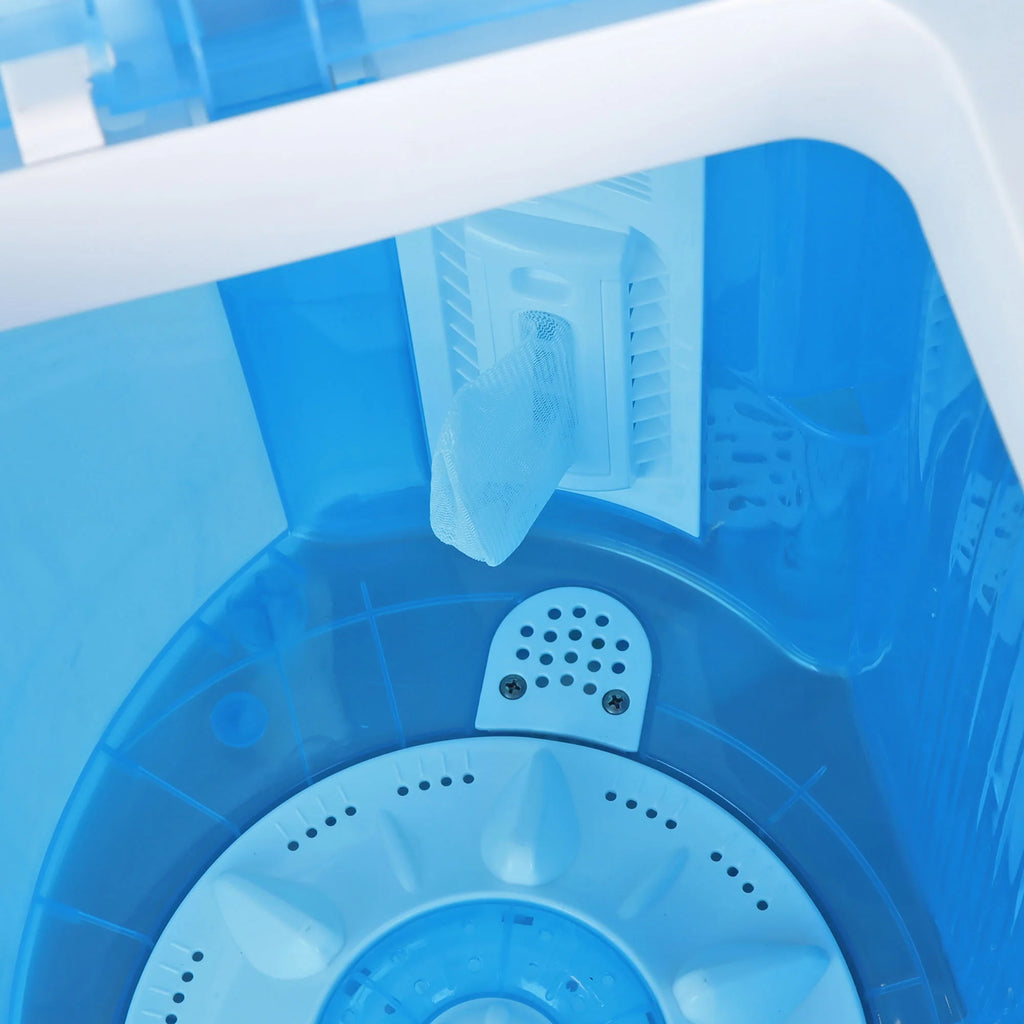 Portable Compact Washer 10lbs Blue White O172235