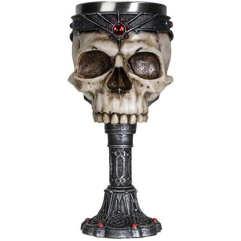 Gothic Skull Wine Goblet M34585