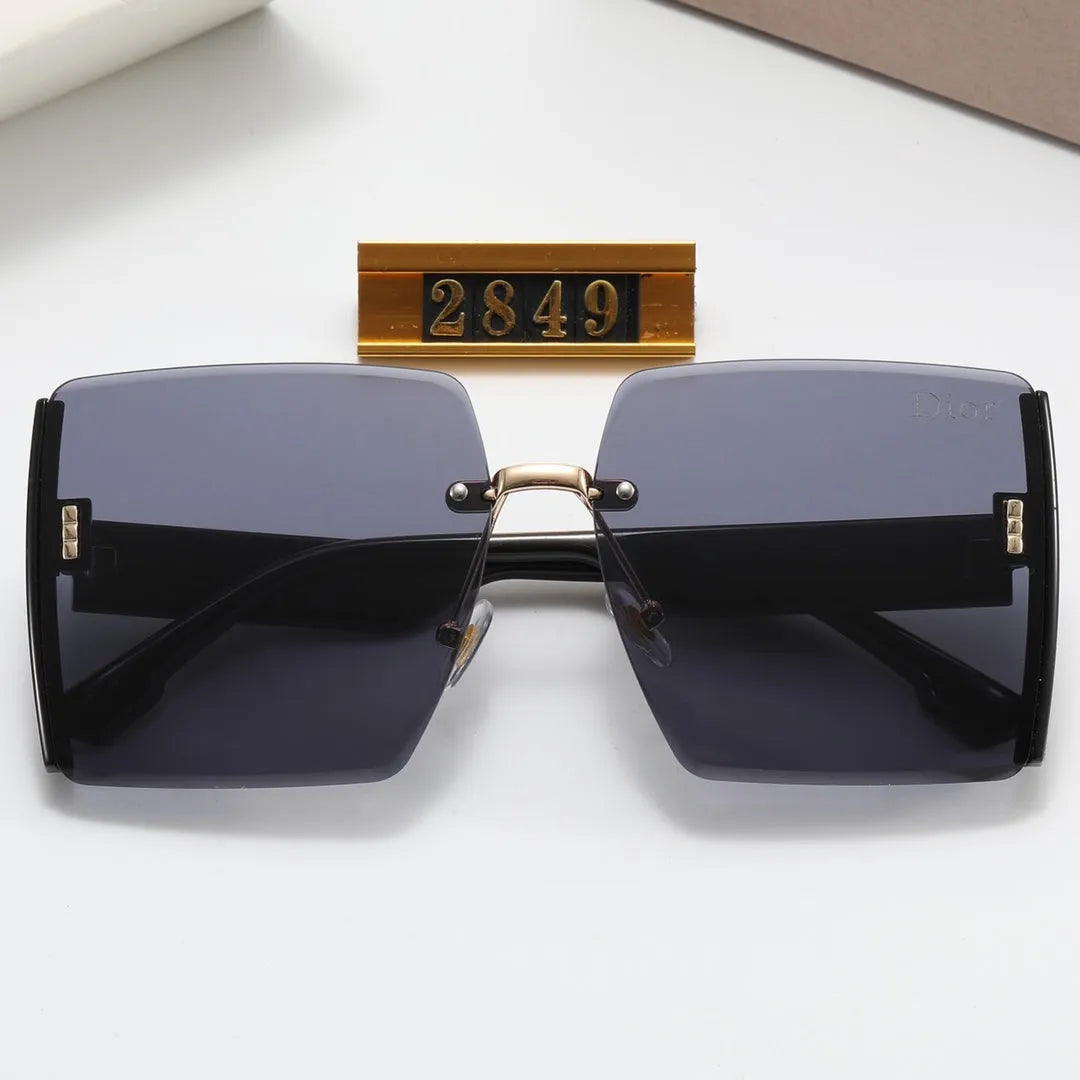 Frameless Square Polarized Sunglasses O267