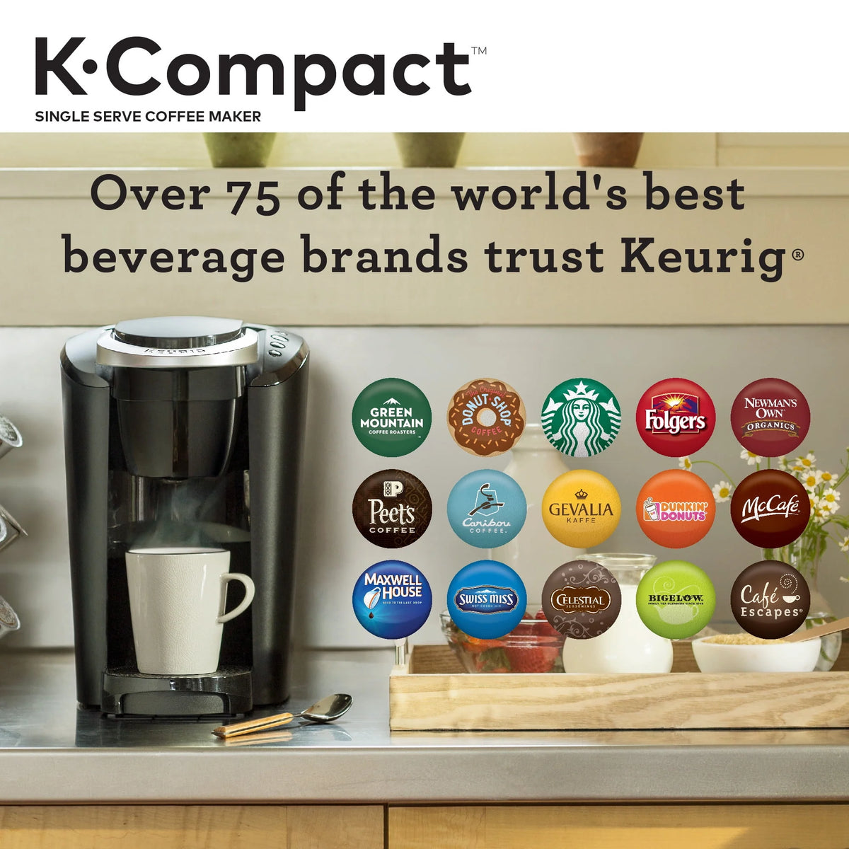 Black Single-Serve K-Cup Pod Coffee Maker H91750