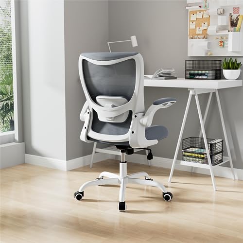 Black Ergonomic Mesh Office Chair with Lumbar Support A569