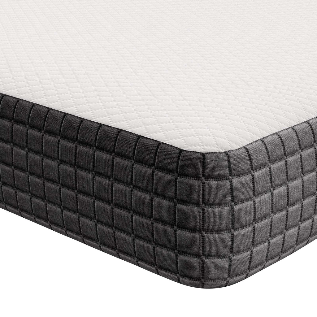 Memory Foam Narrow Twin Mattress in White G8241