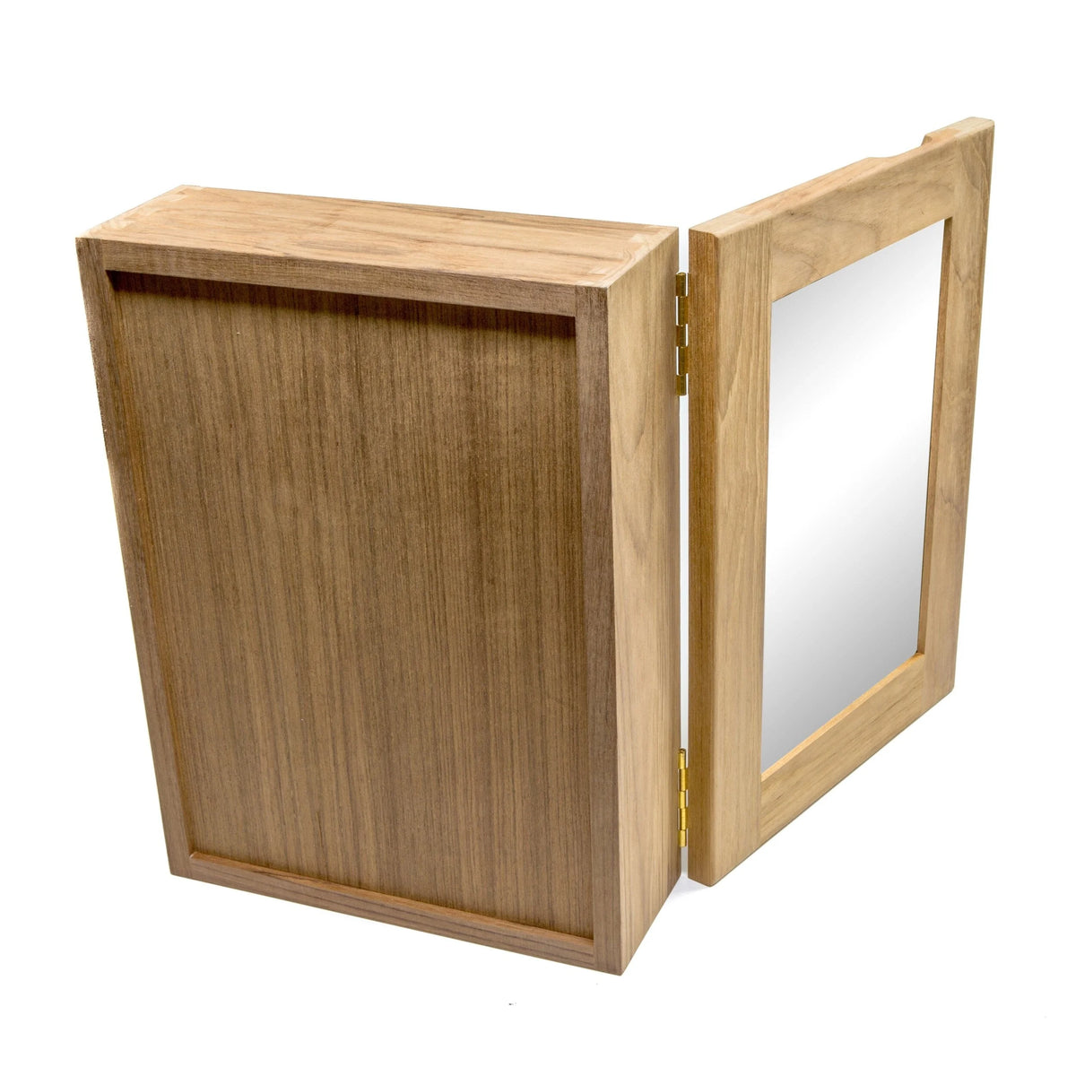 Solid Teak Mirrored Medicine Cabinet F5255