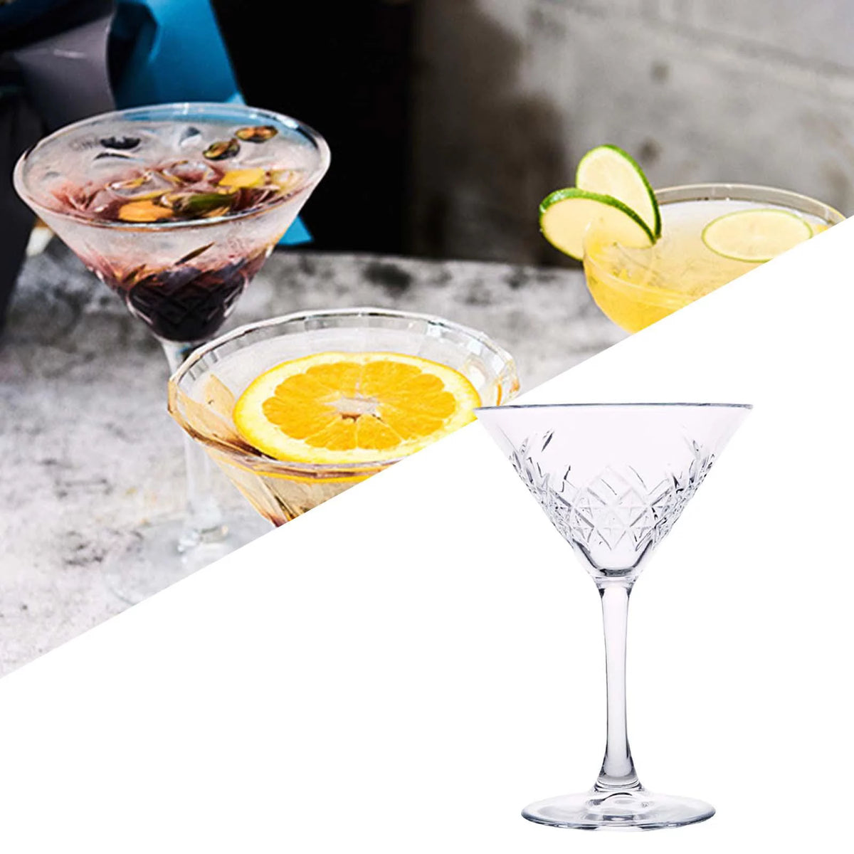 Engraved Cocktail Glasses 230ml B180