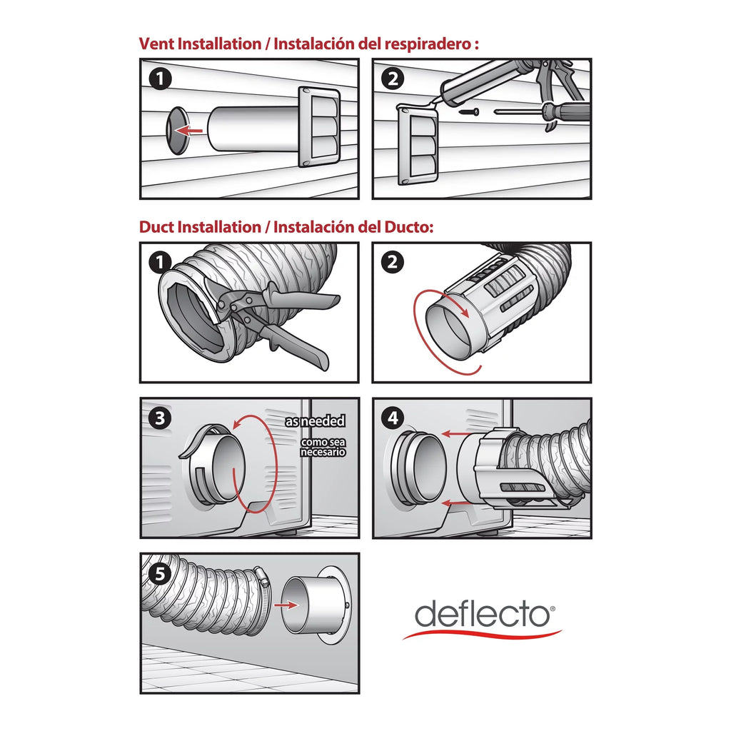 8' Dryer Vent Kit X819
