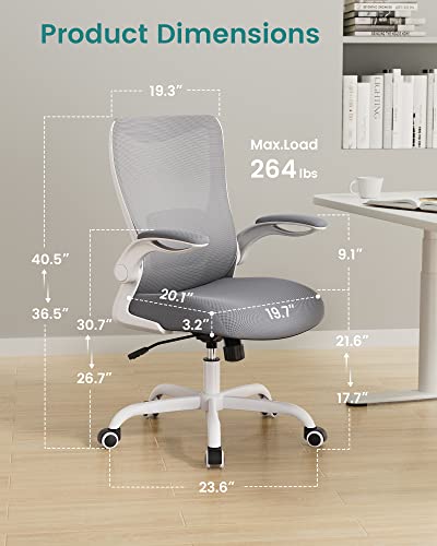 Black Ergonomic Mesh Office Chair with Lumbar Support A569