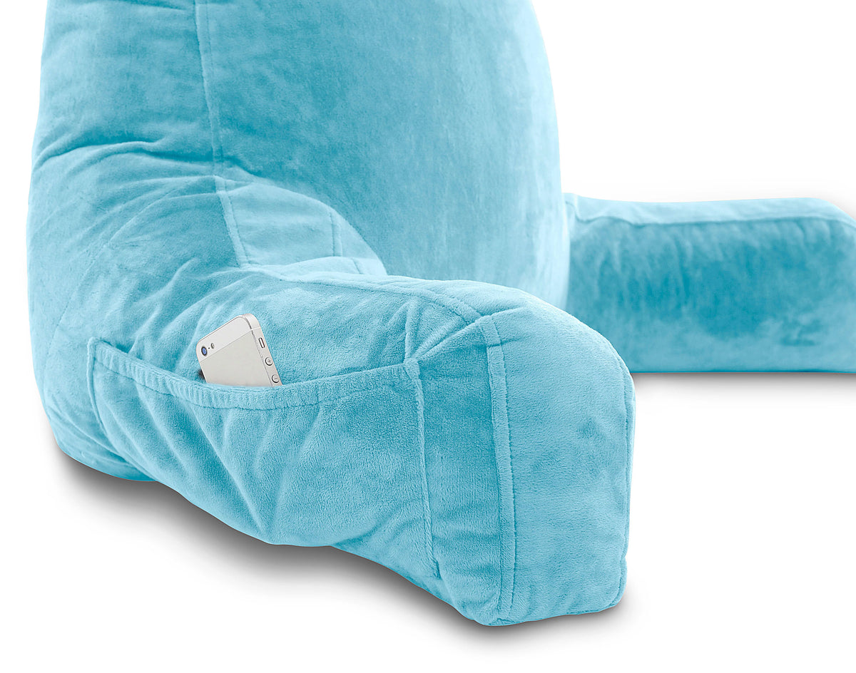 Carolina Blue Bed Rest Pillow with Arms L904112