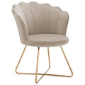 Khaki Velvet Accent Chair T6220