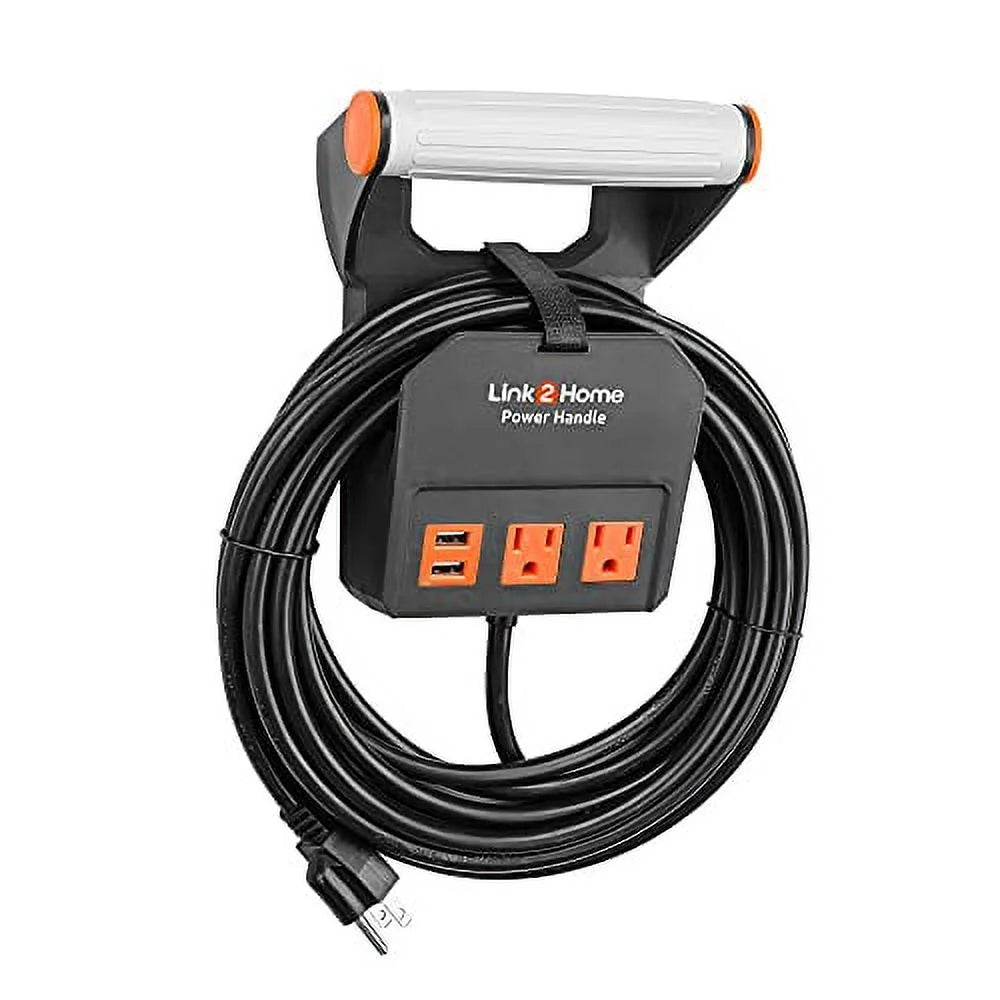 20 ft 14AWG 2 Outlets 15A Extension Cord Z1083