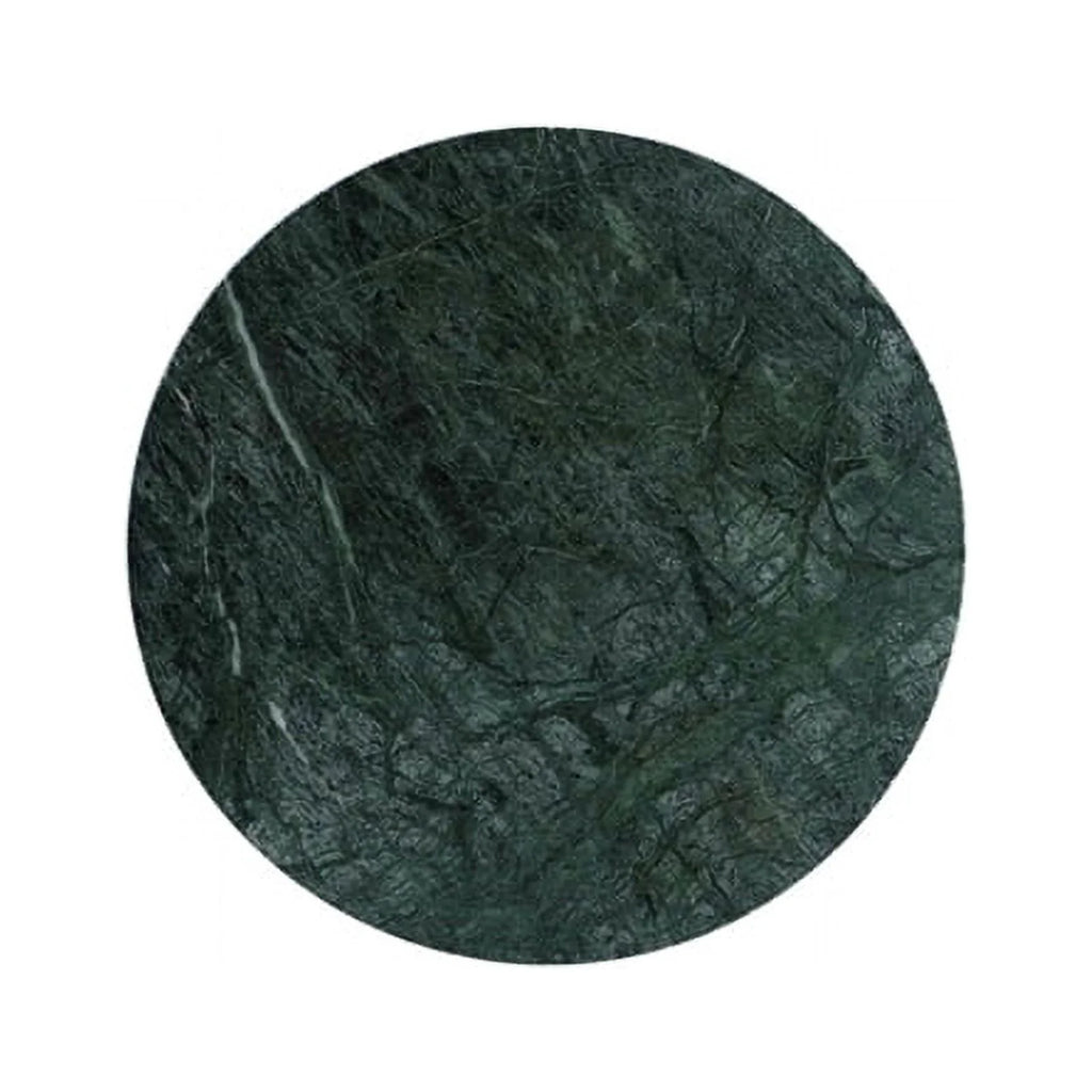 Adjustable Metal and Green Marble Accent Table O320030