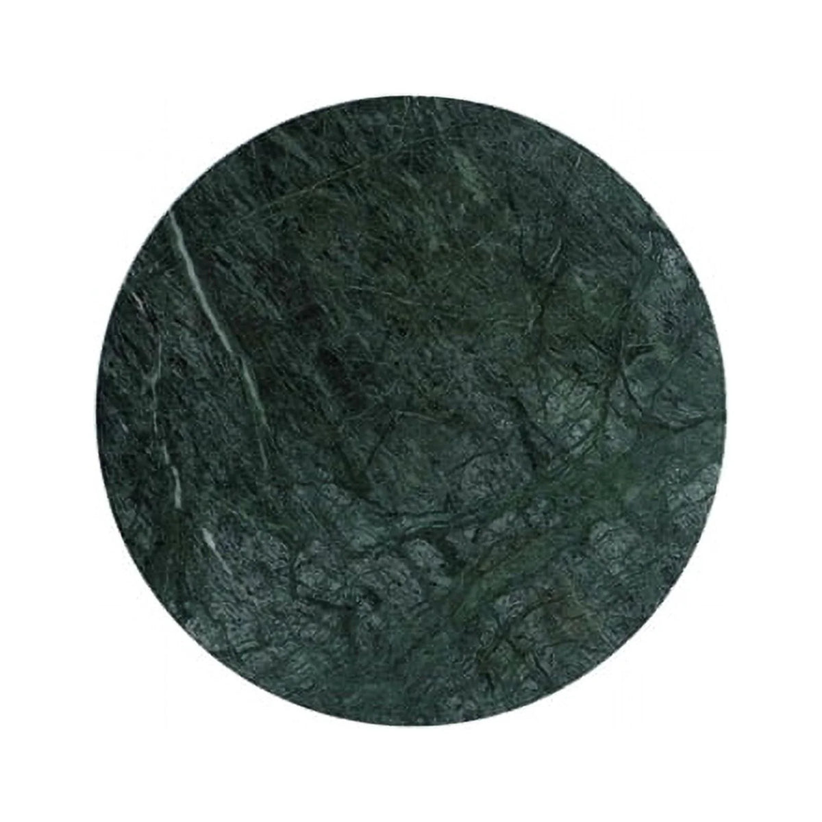 Adjustable Metal and Green Marble Accent Table O320030
