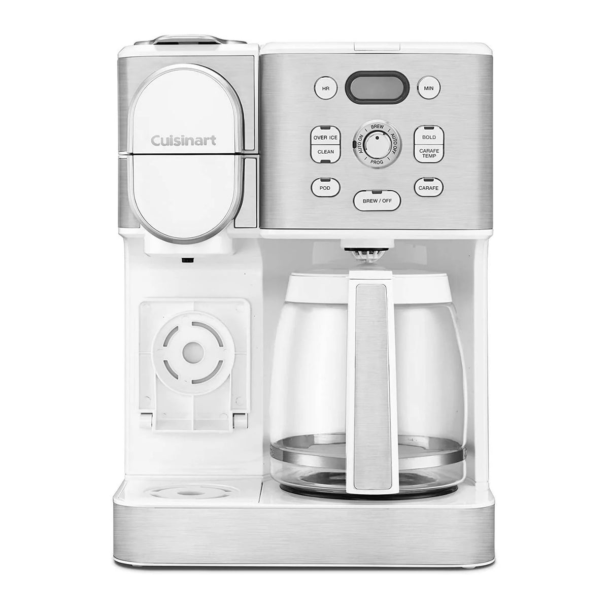 White Stainless Steel Coffee Maker W6751