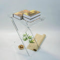 Clear Acrylic Folding Tray Table X7574