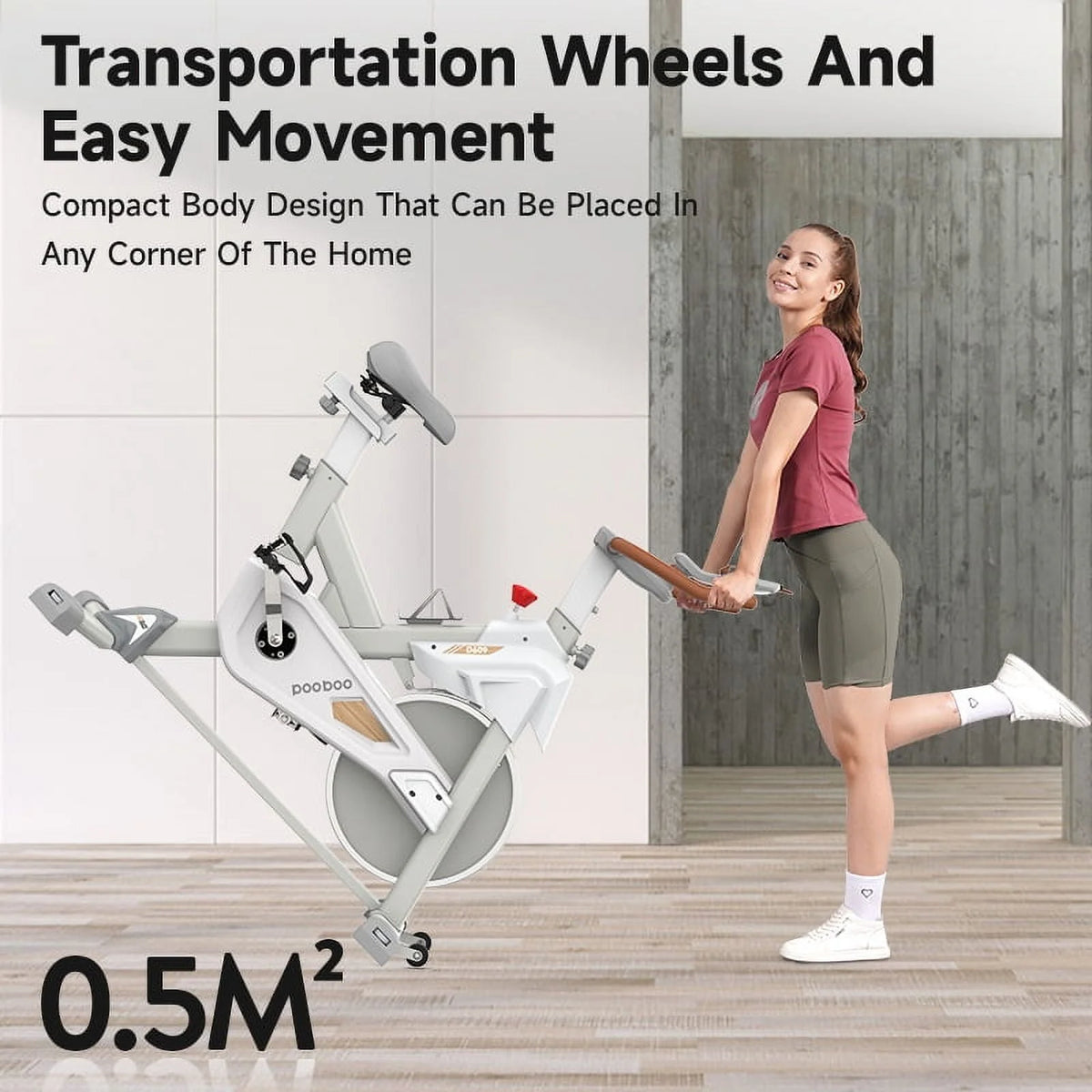 Magnetic Stationary Indoor Cycling Exercise Bike 350 Lb J68952