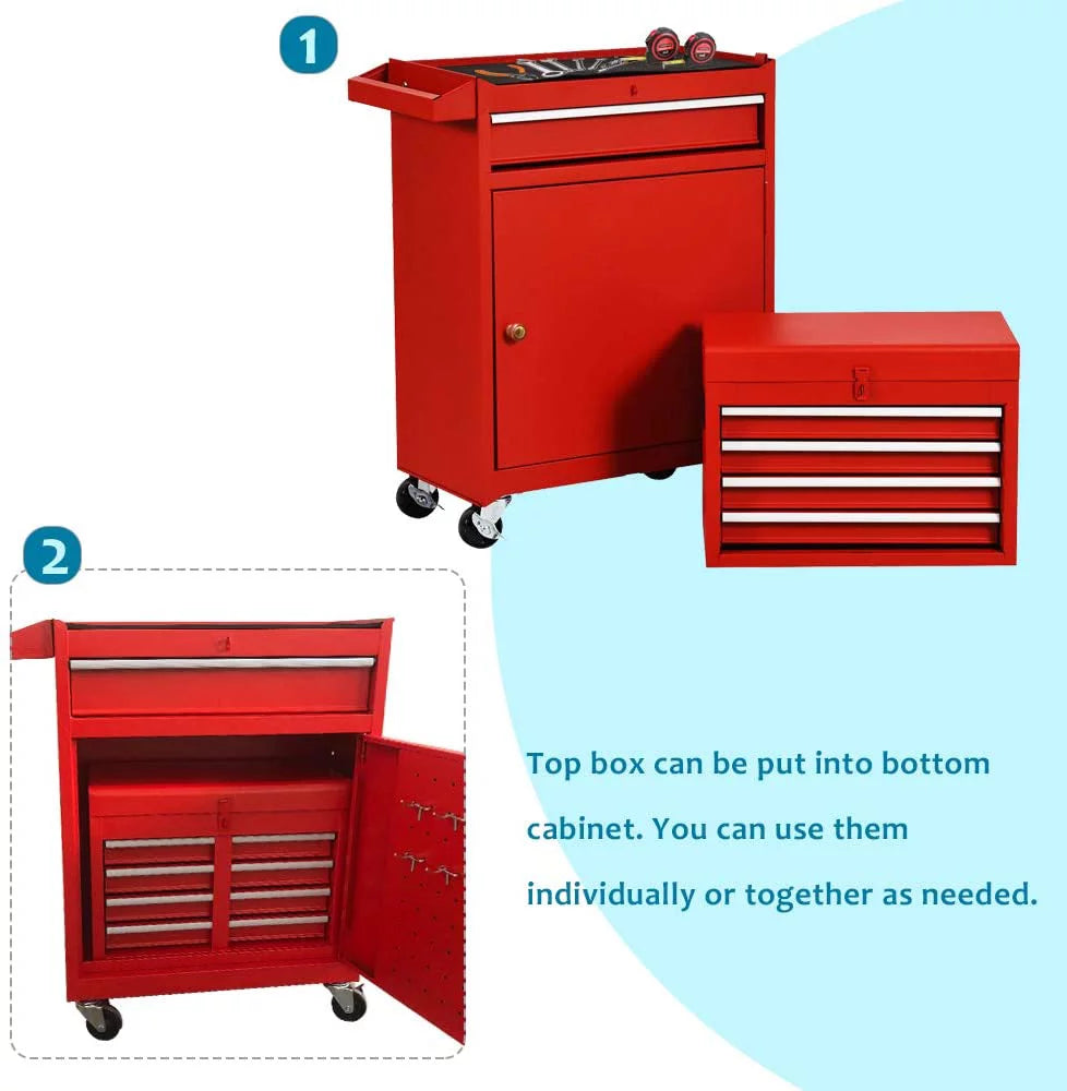Black 5 Drawer Rolling Tool Chest X332085