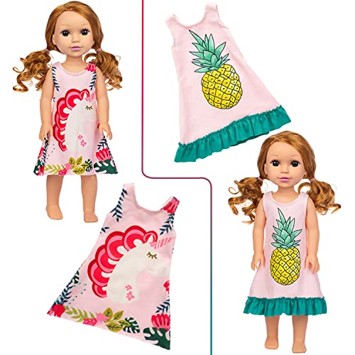 10 Sets 14.5 Inch Doll Clothes and Party Dress Y302023