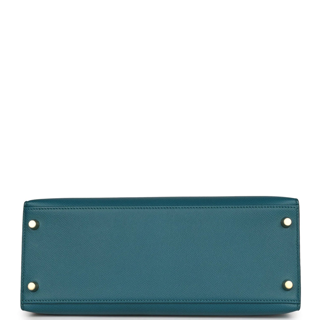 Vert Bosphore Epsom Leather Handbag P572