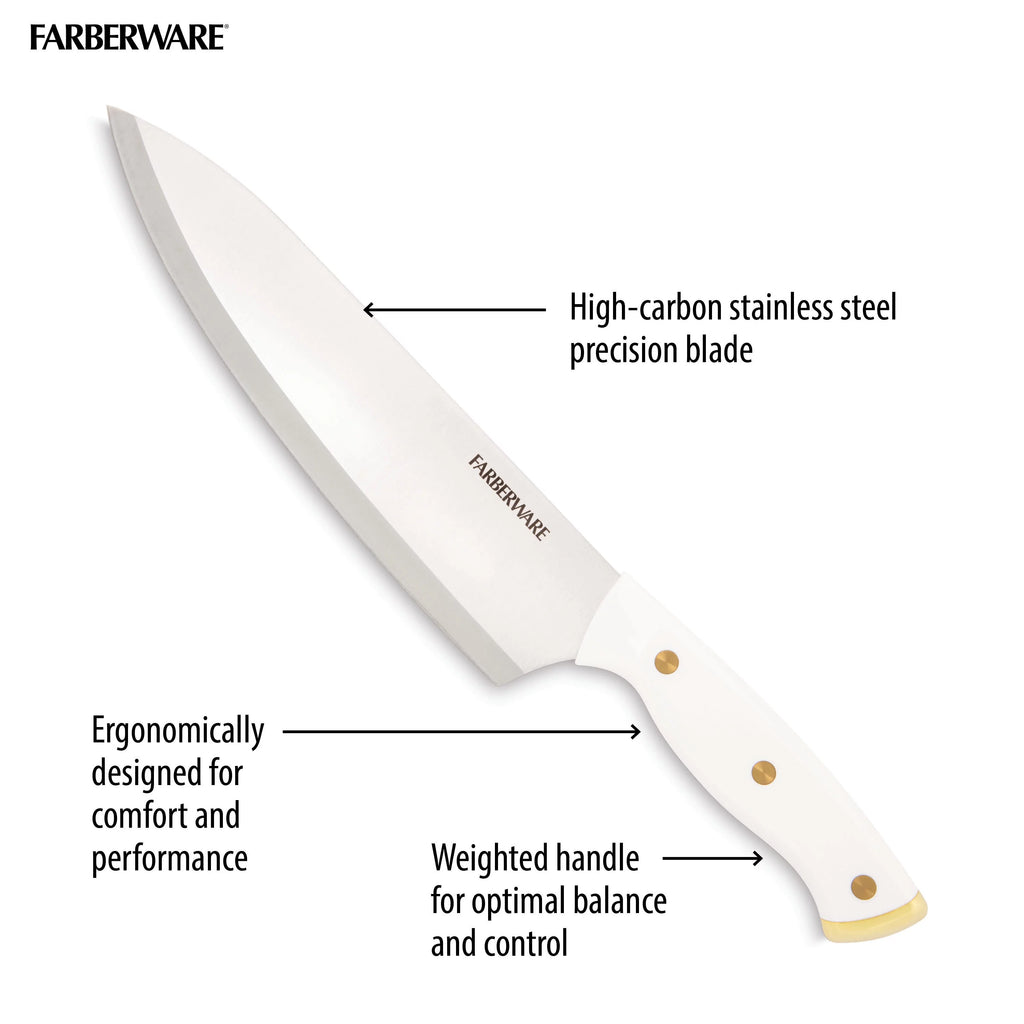15-Piece Forged Triple Riveted Knife Set with Block X261