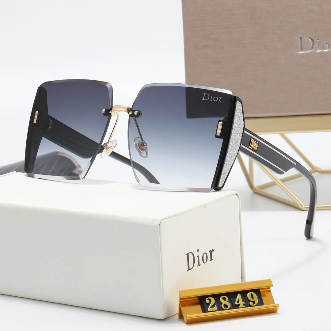 Frameless Square Polarized Sunglasses O267