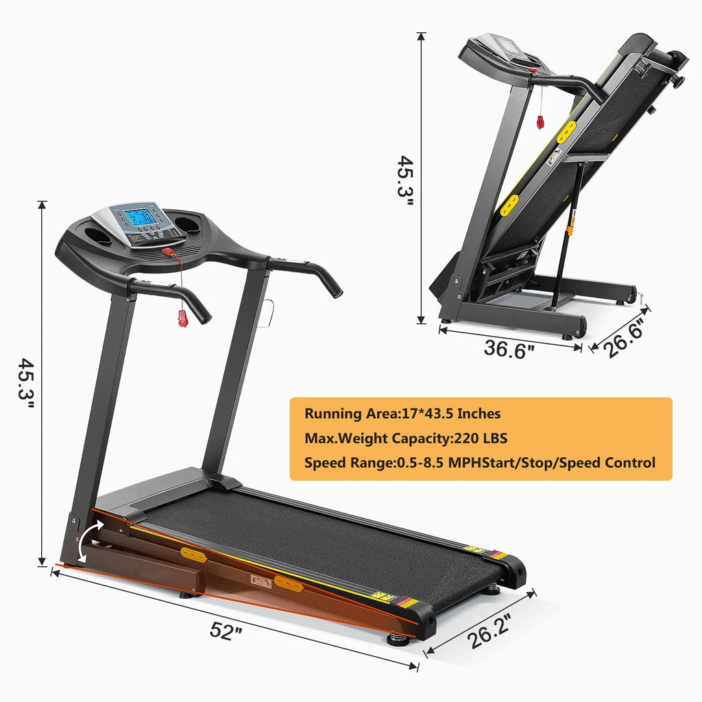 2.5 HP Treadmill with 12% Auto Incline P693