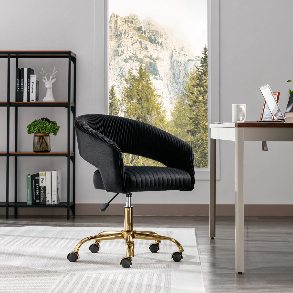 Black Swivel Office Chair R59344