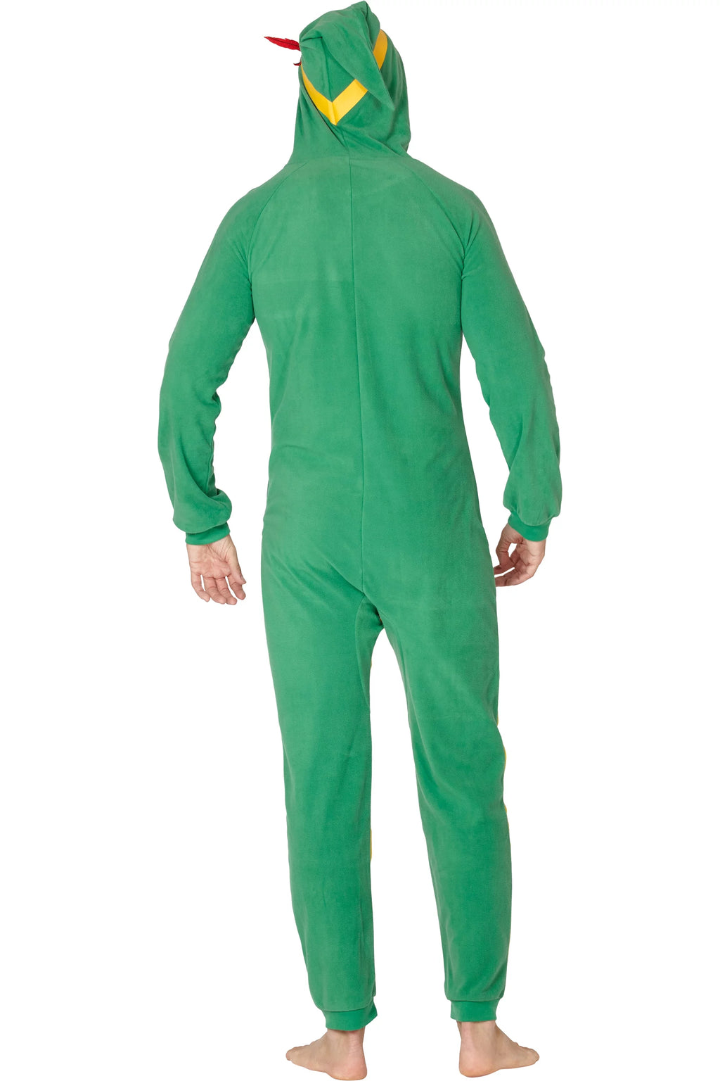Green One Piece Costume Pajama Set J70042
