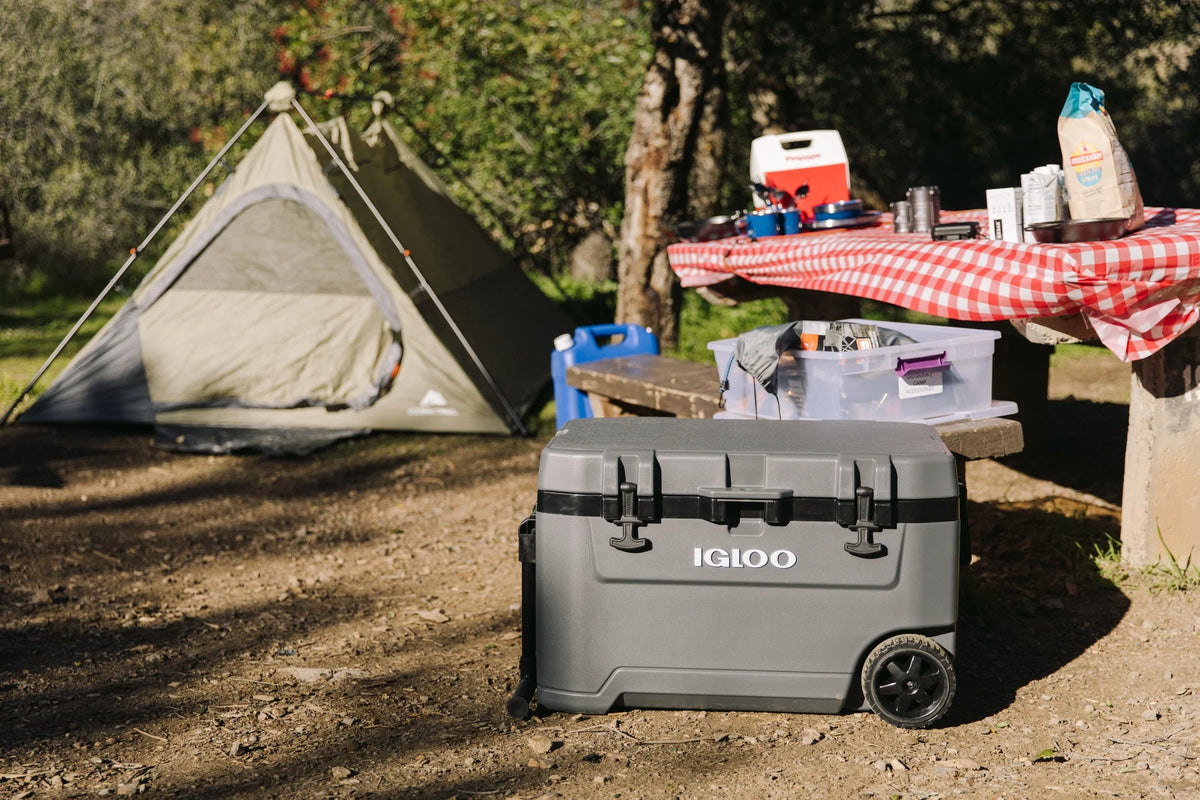 72 Quart Wheeled Ice Chest Cooler Y595