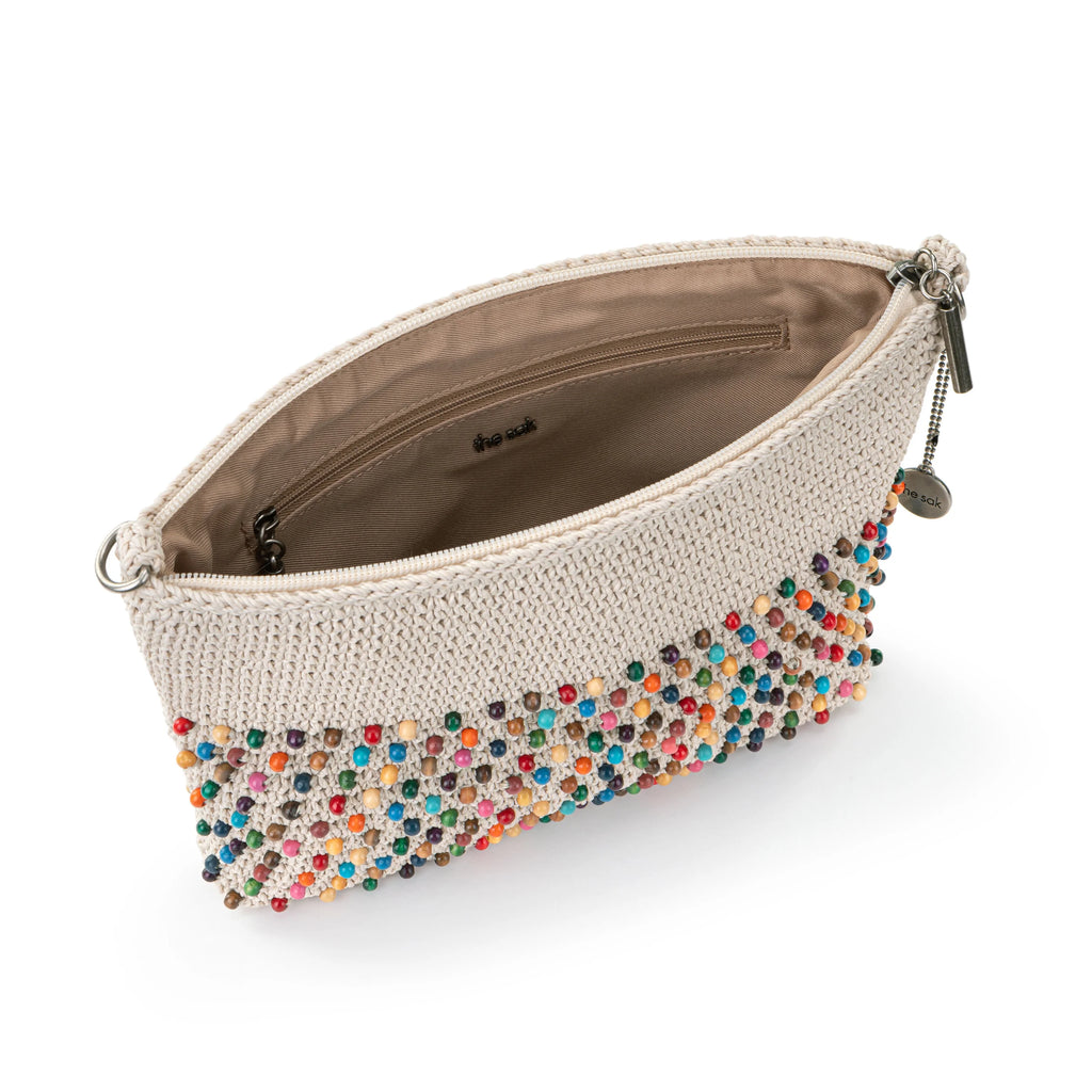 Hand-crochet Recycled Polypropylene Yarn Convertible Crossbody L7227