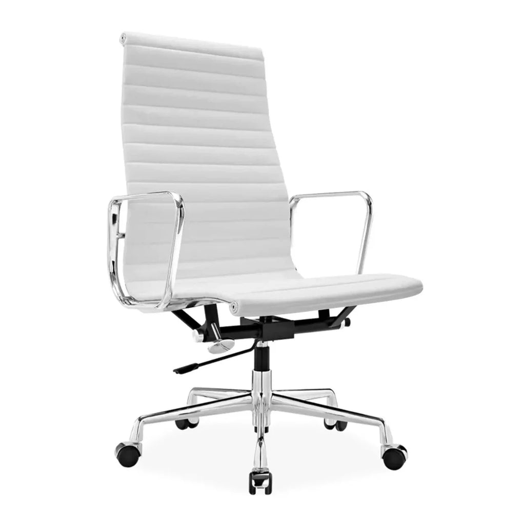 Genuine Leather Swivel Office Chair J908