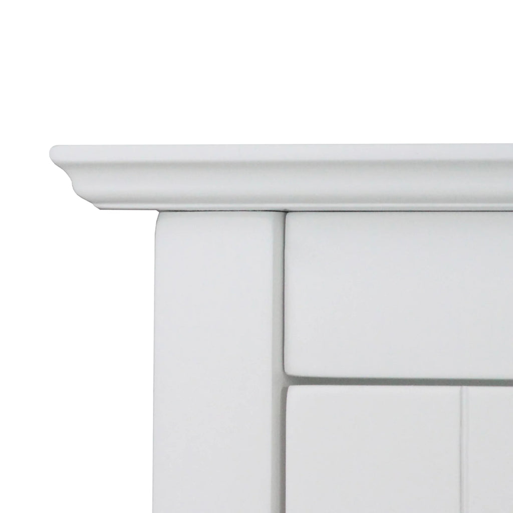 White Bathroom Floor Cabinet V78070