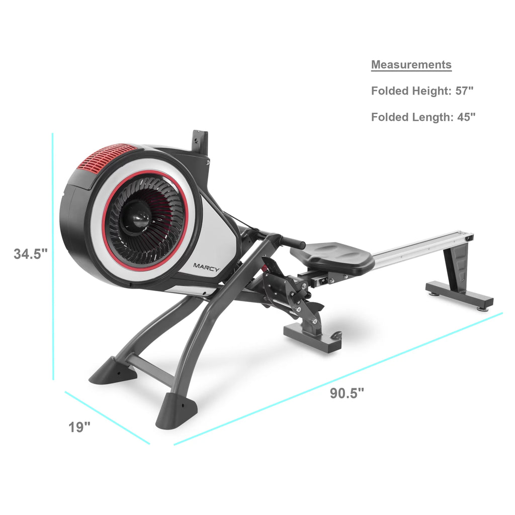 Foldable Rowing Machine with 8 Resistance Setting A4876