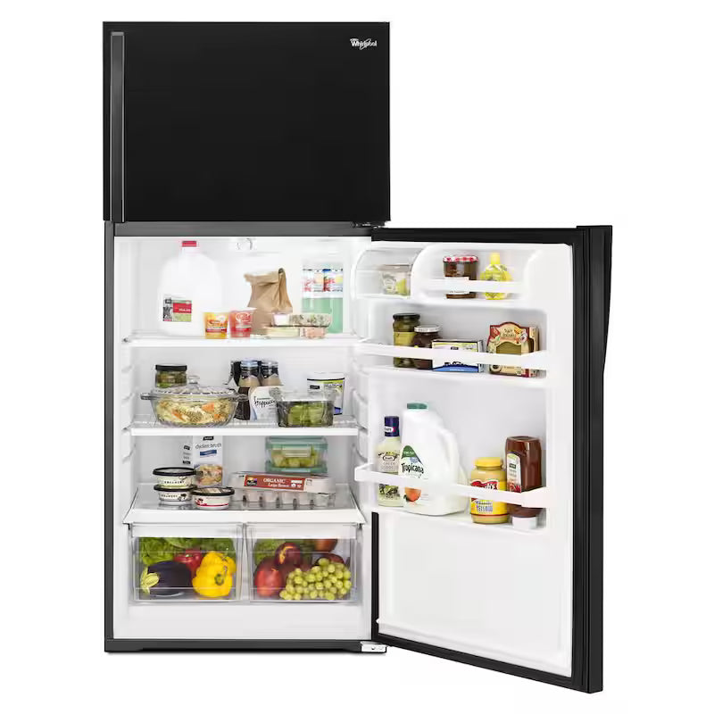 Top Freezer Refrigerator in Black Q76468