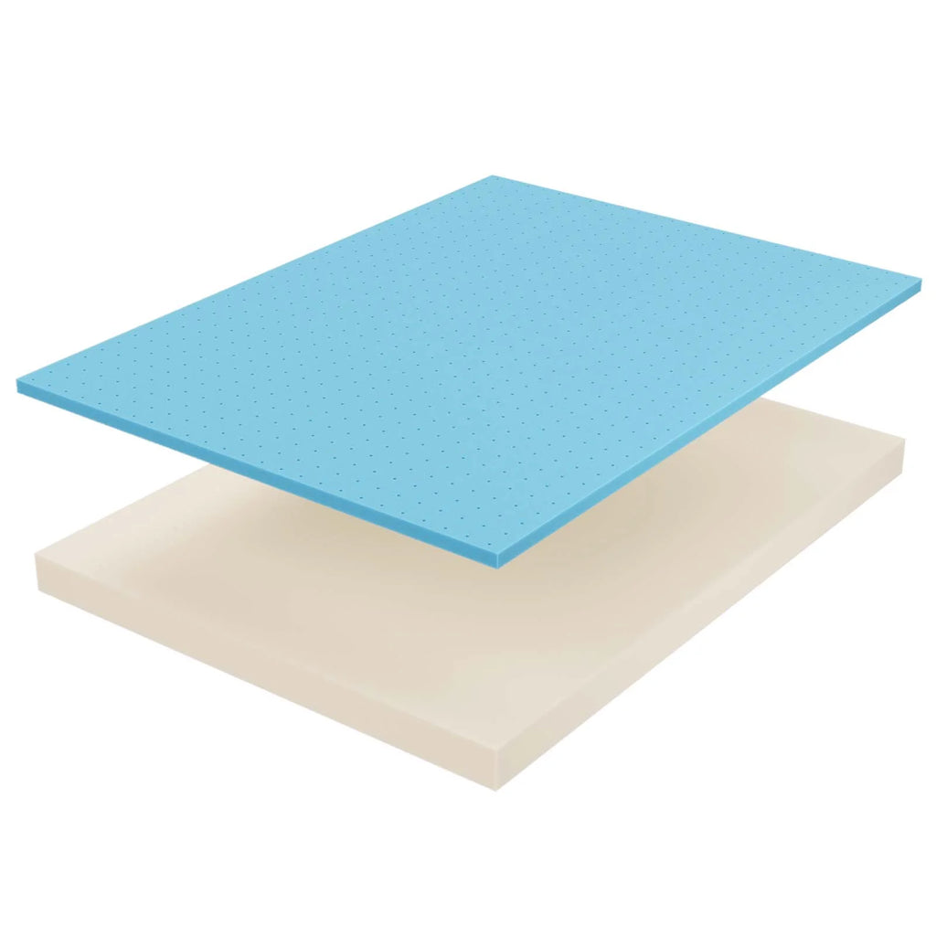 Memory Foam Narrow Twin Mattress in White G8241