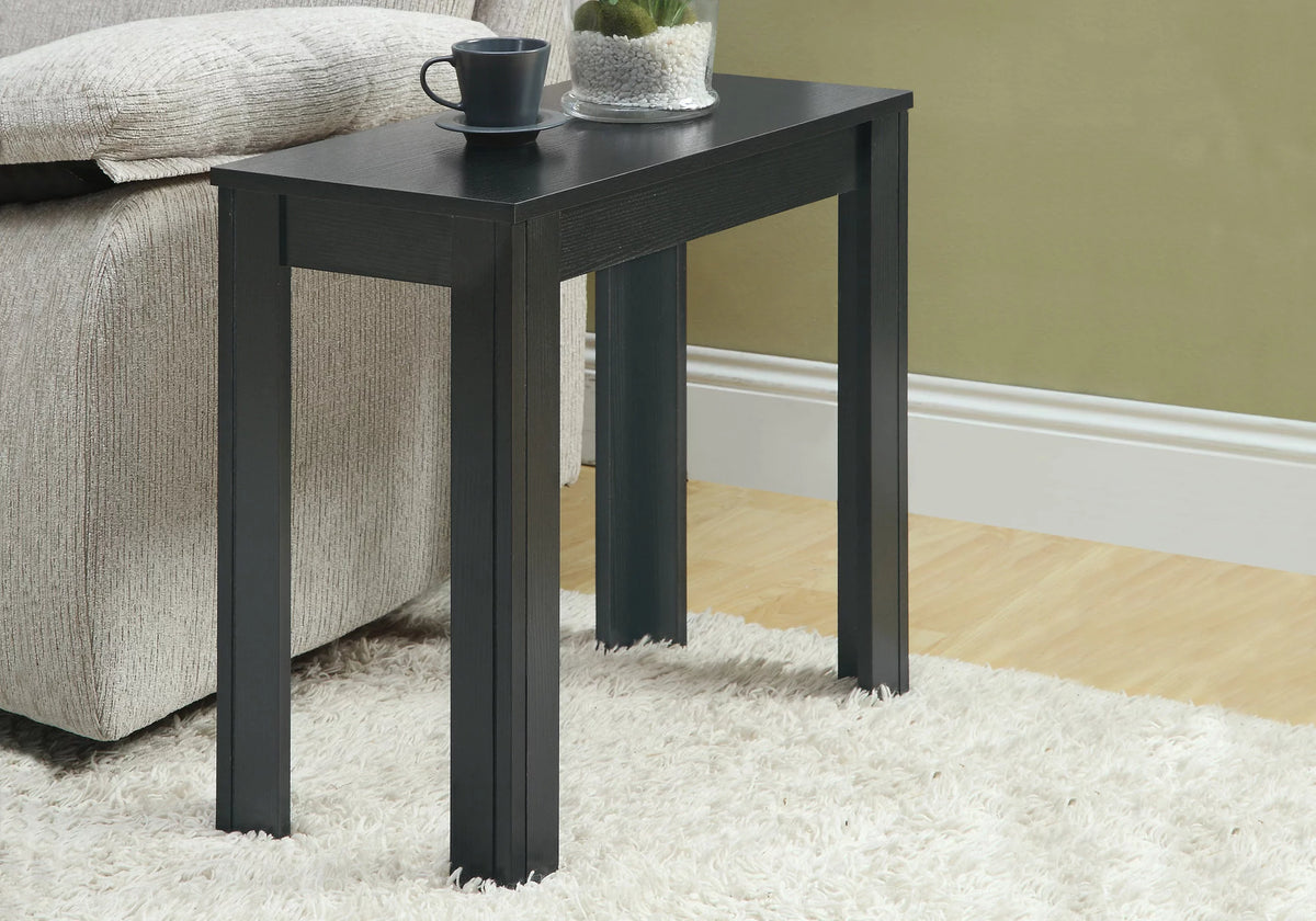 Black Transitional Rectangular Accent End Table E269494
