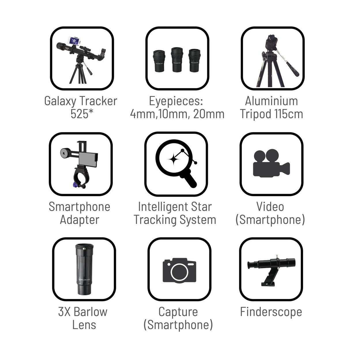 50Mm Wide Angle Hd Telescope With Aluminium Tripod U76281